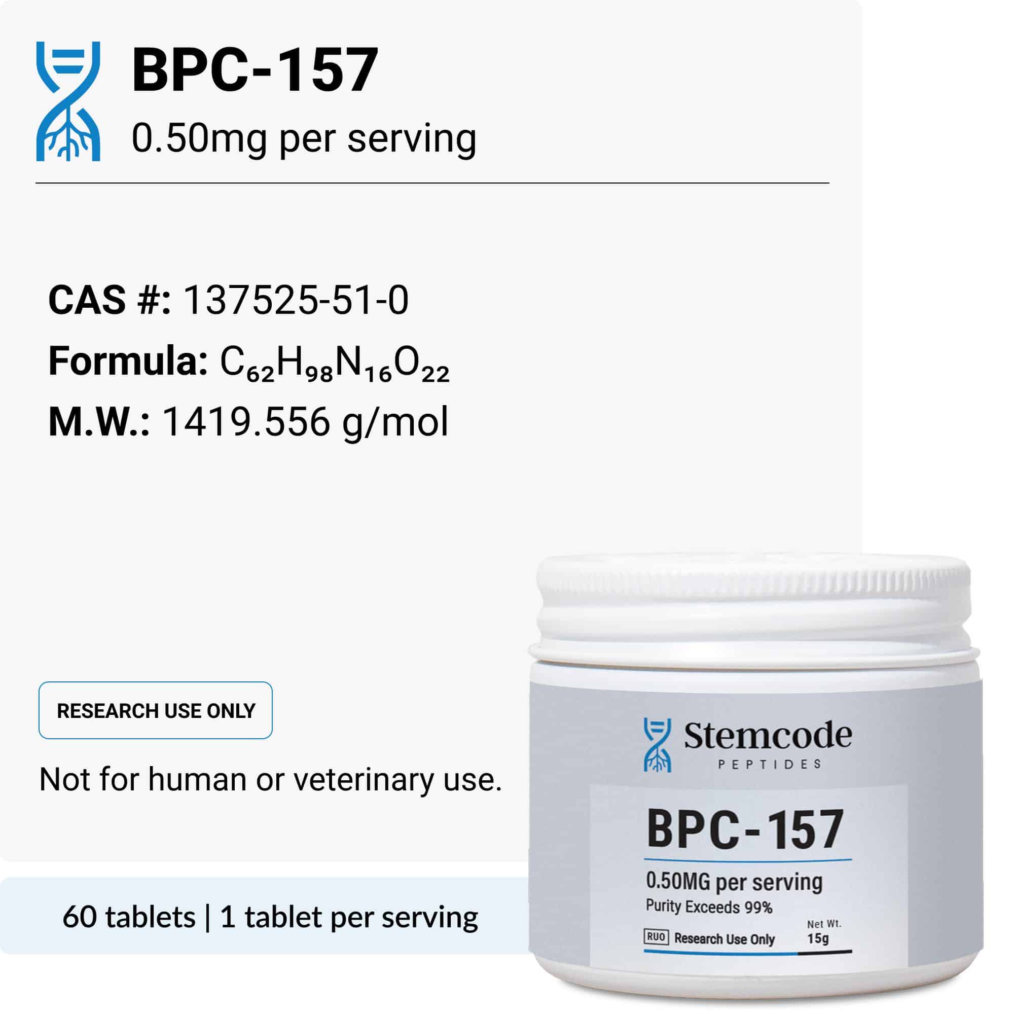 bpc-157 peptide chemical information for research only