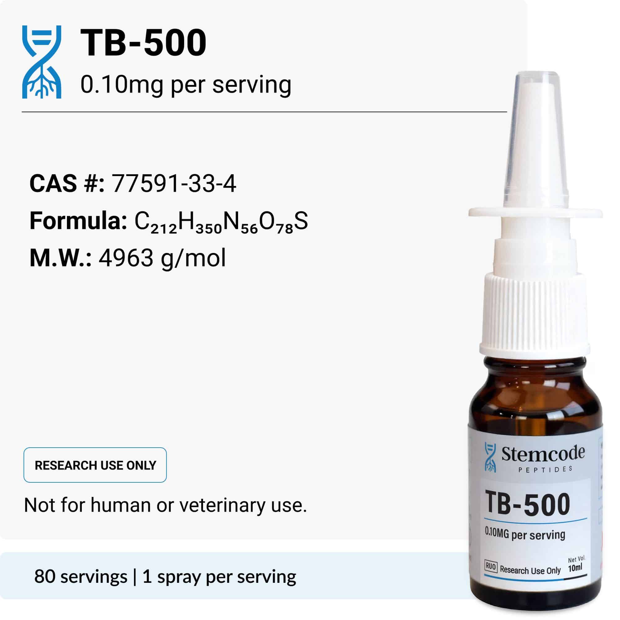 tb-500 nasal spray, 80 servings